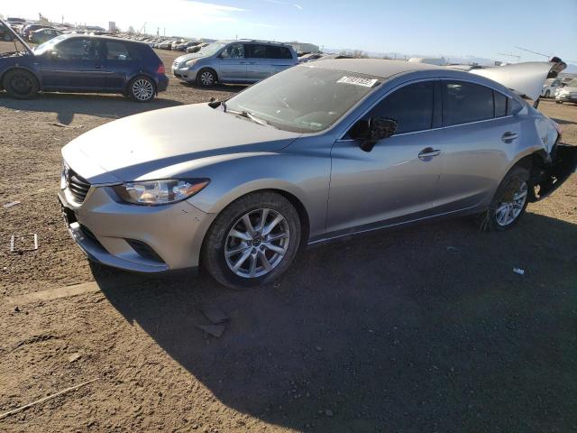 JM1GJ1U53E1106855 - 2014 MAZDA 6 SPORT SILVER photo 1