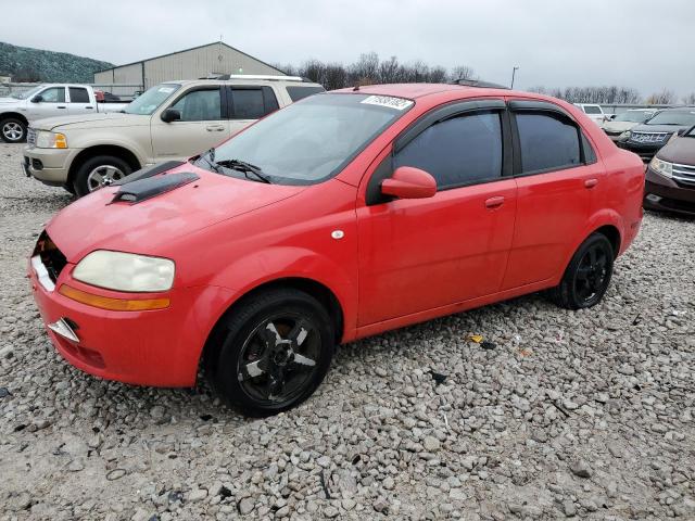 KL1TD56696B666174 - 2006 CHEVROLET AVEO RED photo 1