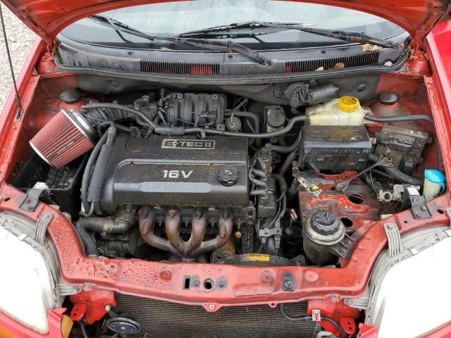 KL1TD56696B666174 - 2006 CHEVROLET AVEO RED photo 11