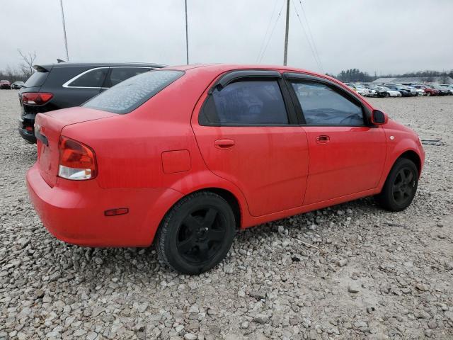 KL1TD56696B666174 - 2006 CHEVROLET AVEO RED photo 3