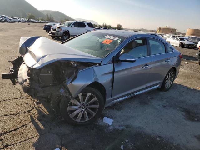 5NPE34AF3HH593861 - 2017 HYUNDAI SONATA SPO SILVER photo 1