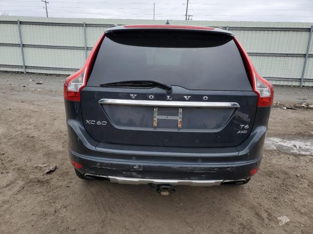 YV4902RM1F2675164 - 2015 VOLVO XC60 T6 PL GRAY photo 6