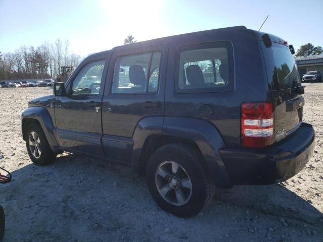 1J8GN28KX8W184768 - 2008 JEEP LIBERTY BLUE photo 2