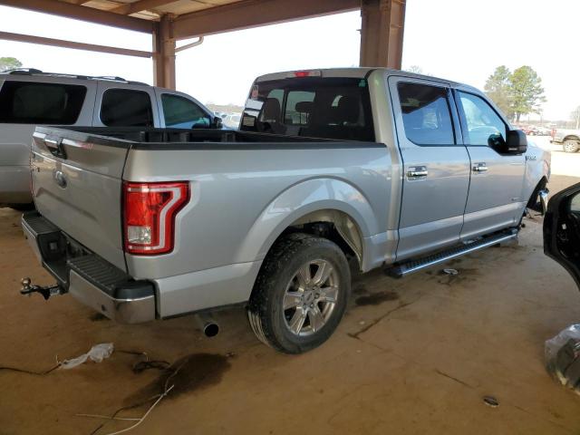 1FTEW1CP7HKD14389 - 2017 FORD F150 SUPER SILVER photo 3