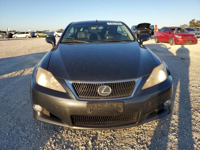 JTHFF2C24A2508378 - 2010 LEXUS IS 250 GRAY photo 5