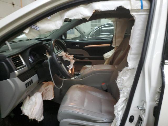 5TDJKRFH3GS300185 - 2016 TOYOTA HIGHLANDER თეთრი ფოტო 7