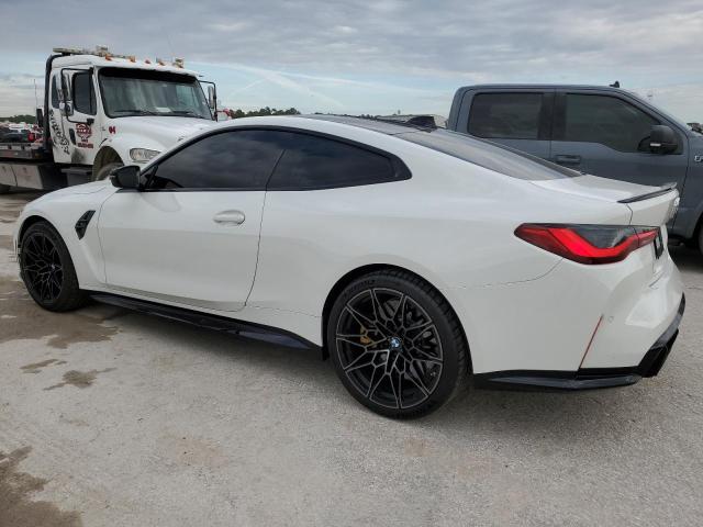 WBS43AZ08NCJ90677 - 2022 BMW M4 COMPETI WHITE photo 2