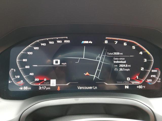 WBS43AZ08NCJ90677 - 2022 BMW M4 COMPETI WHITE photo 9