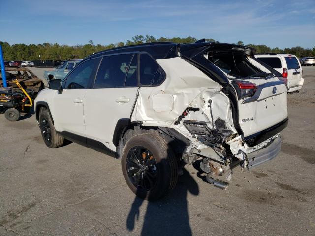 2T3E6RFV4NW033954 - 2022 TOYOTA RAV4 XSE WHITE photo 2