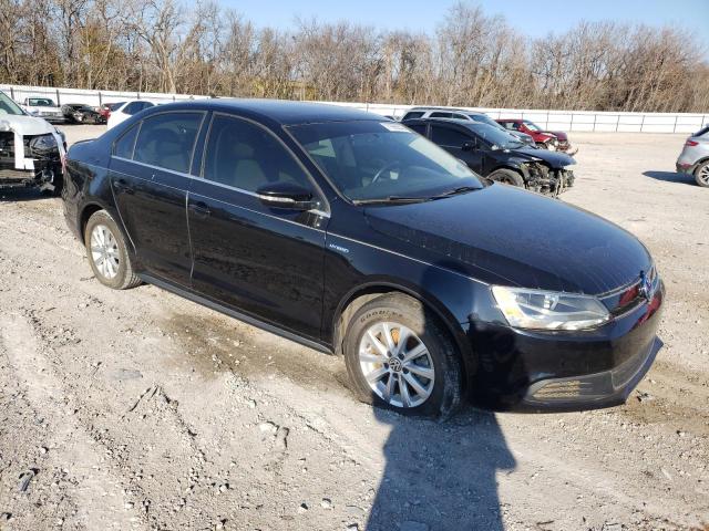 3VW637AJ4EM214217 - 2014 VOLKSWAGEN JETTA HYBR BLACK photo 4