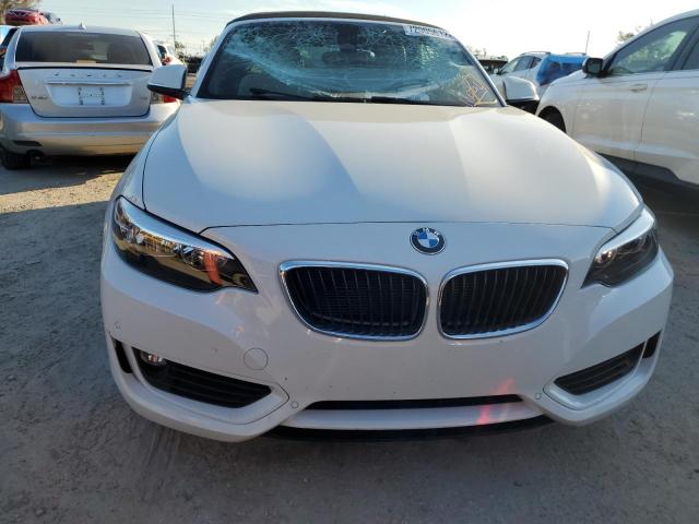 WBA1K5C54FV474223 - 2015 BMW 228 I WHITE photo 5