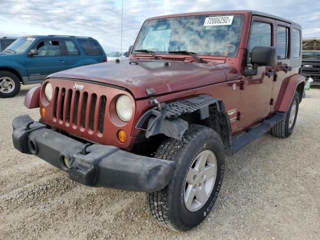 1J4GA59137L113707 - 2007 JEEP WRANGLER S RED photo 1