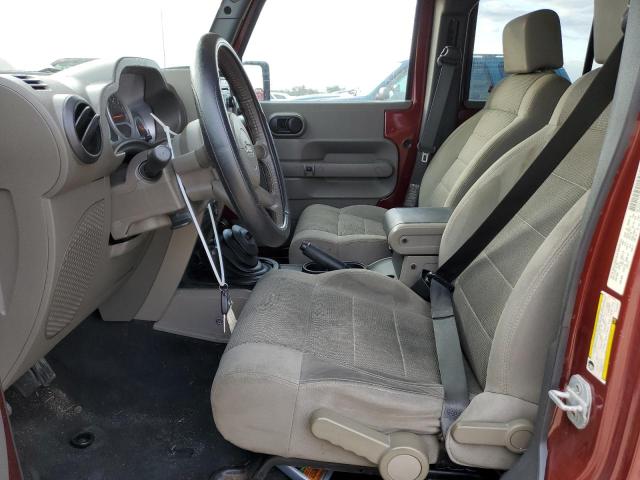 1J4GA59137L113707 - 2007 JEEP WRANGLER S RED photo 7