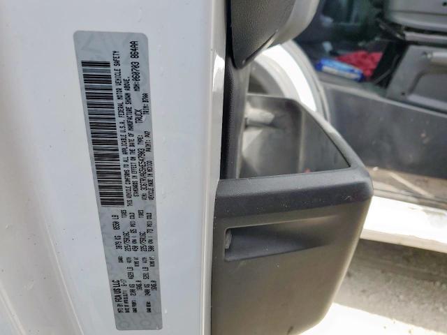 3C6TRVAG5HE547903 - 2017 RAM PROMASTER WHITE photo 10
