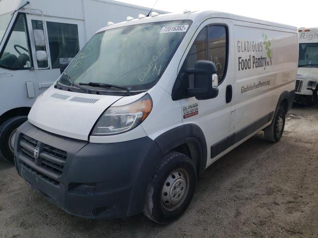 3C6TRVAG5HE547903 - 2017 RAM PROMASTER WHITE photo 2