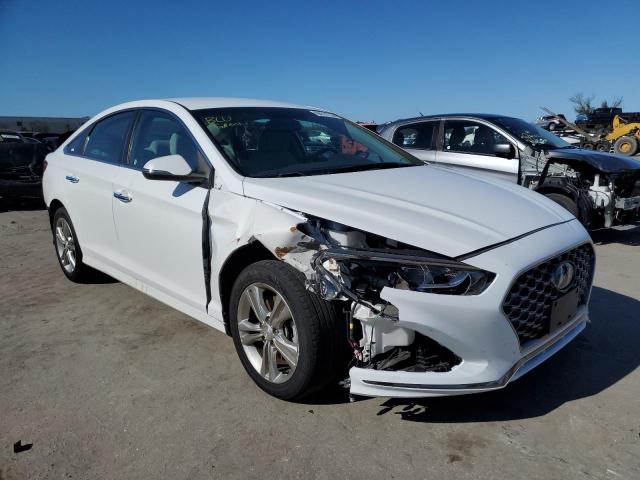 5NPE34AF2KH787286 - 2019 HYUNDAI SONATA LIM WHITE photo 4