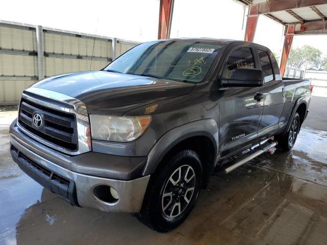 5TFRM5F15CX040207 - 2012 TOYOTA TUNDRA DOU GRAY photo 2