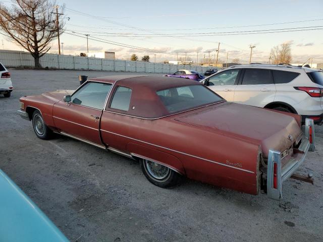 6D47S6Q1541** - 1976 CADILLAC DEVILLE RED photo 2