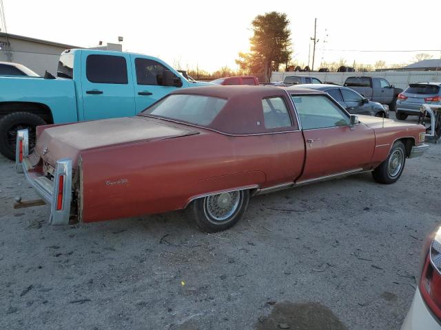 6D47S6Q1541** - 1976 CADILLAC DEVILLE RED photo 3