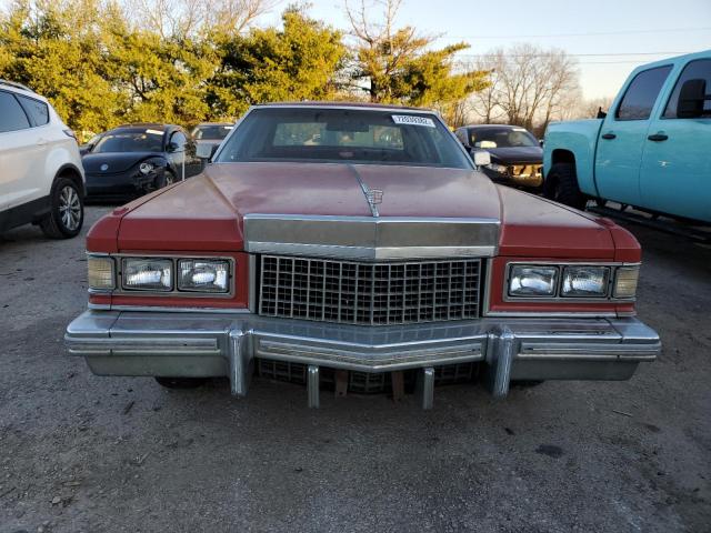 6D47S6Q1541** - 1976 CADILLAC DEVILLE RED photo 5