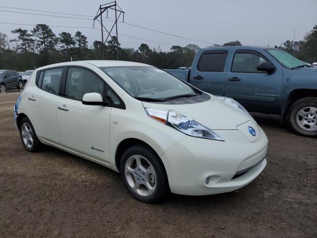 JN1AZ0CP1CT020492 - 2012 NISSAN LEAF SV WHITE photo 4