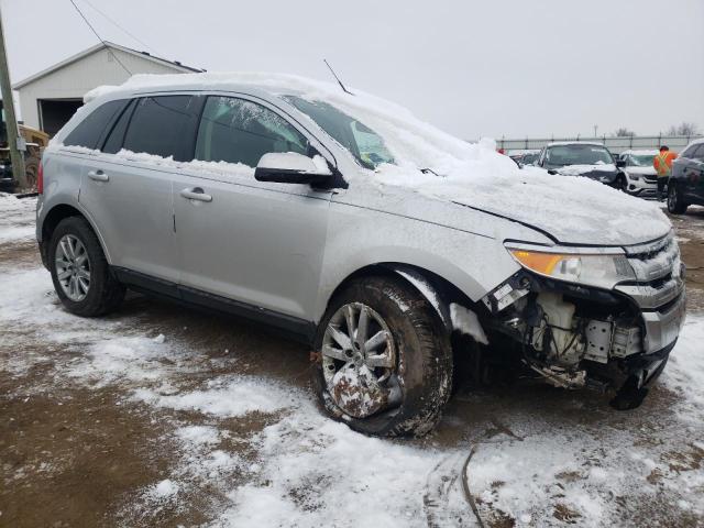 2FMDK4KCXEB****** - 2014 FORD EDGE LIMIT SILVER photo 4