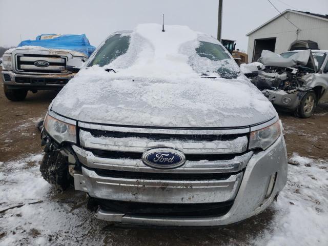 2FMDK4KCXEB****** - 2014 FORD EDGE LIMIT SILVER photo 5