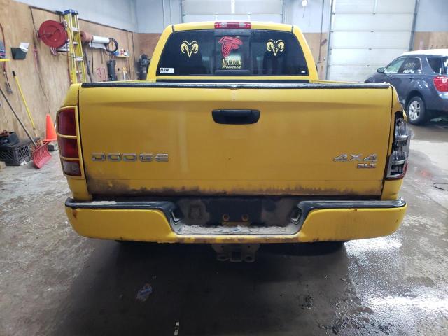 1D7HU16D44J250998 - 2004 DODGE RAM 1500 S YELLOW photo 6