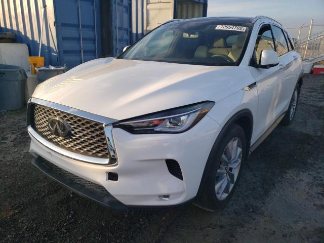 3PCAJ5BA5NF****** - 2022 INFINITI QX50 LUXE WHITE photo 1