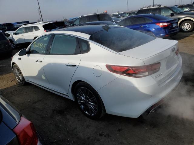 5XXGV4L25GG108322 - 2016 KIA OPTIMA SXL WHITE photo 2