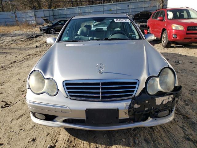 WDBRF40JX5A674517 - 2005 MERCEDES-BENZ C 230K SPO SILVER photo 5