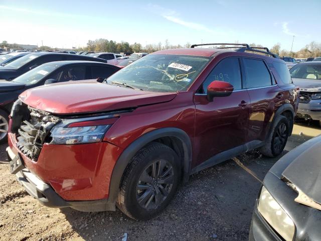 5N1DR3BA1NC245695 - 2022 NISSAN PATHFINDER RED photo 1