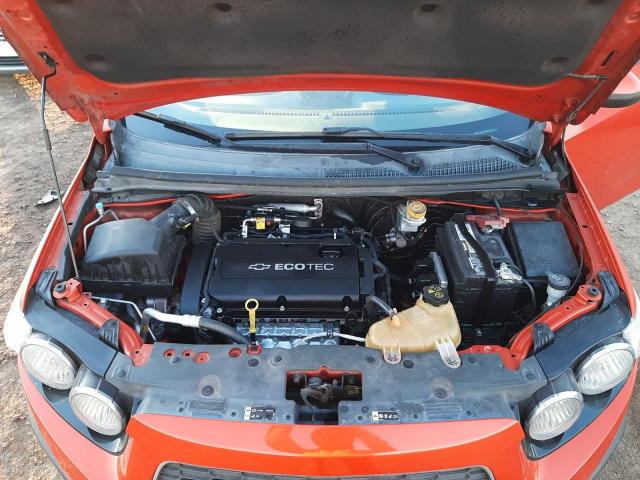 1G1JB5SH5C4113060 - 2012 CHEVROLET SONIC LS RED photo 11