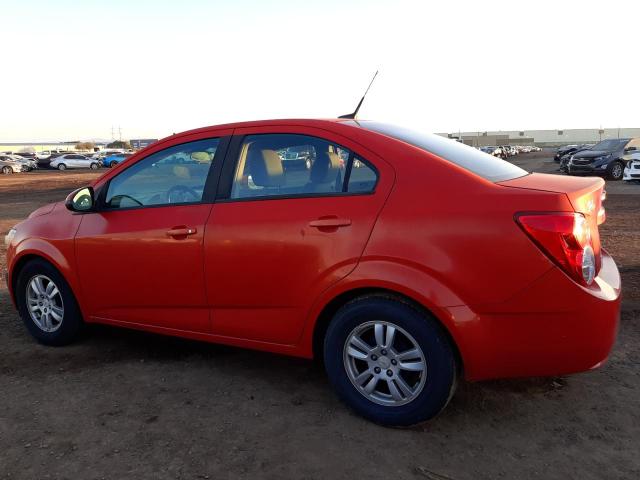 1G1JB5SH5C4113060 - 2012 CHEVROLET SONIC LS RED photo 2
