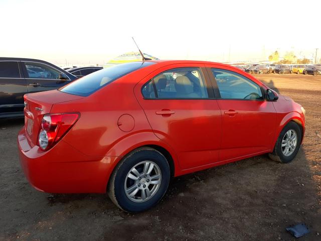1G1JB5SH5C4113060 - 2012 CHEVROLET SONIC LS RED photo 3