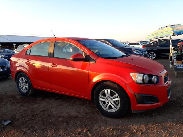 1G1JB5SH5C4113060 - 2012 CHEVROLET SONIC LS RED photo 4