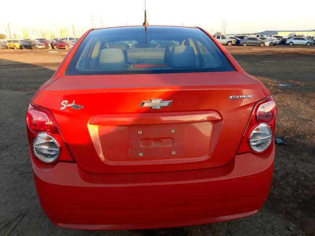 1G1JB5SH5C4113060 - 2012 CHEVROLET SONIC LS RED photo 6
