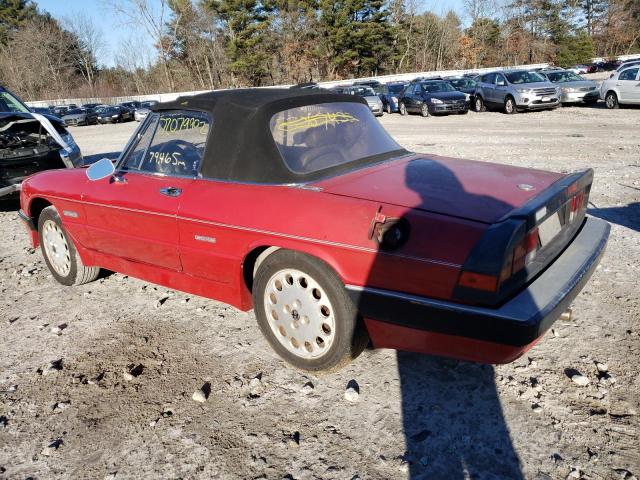 ZARBA5415G1040607 - 1986 ALFA ROMEO VELOCE 200 RED photo 2