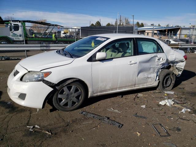 1NXBU40EX9Z083048 - 2009 TOYOTA COROLLA BA WHITE photo 1