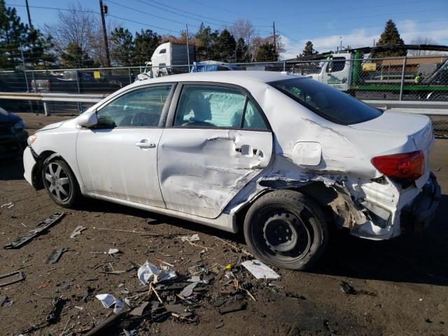 1NXBU40EX9Z083048 - 2009 TOYOTA COROLLA BA WHITE photo 2