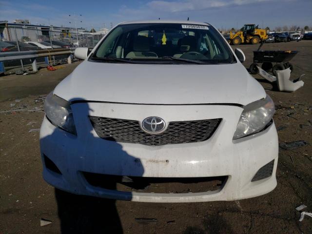 1NXBU40EX9Z083048 - 2009 TOYOTA COROLLA BA WHITE photo 5