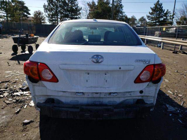 1NXBU40EX9Z083048 - 2009 TOYOTA COROLLA BA WHITE photo 6
