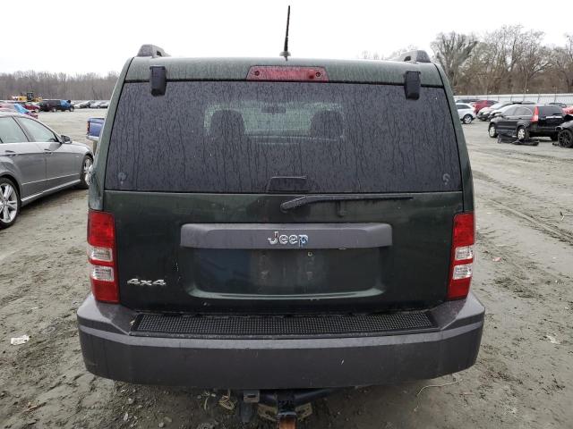 1J4PN3GK6AW169991 - 2010 JEEP LIBERTY RE GREEN photo 6