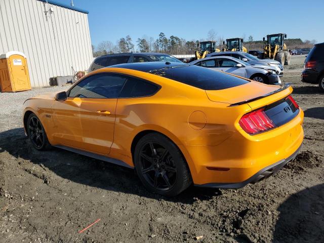 1FA6P8CF7J5111983 - 2018 FORD MUSTANG GT ORANGE photo 2