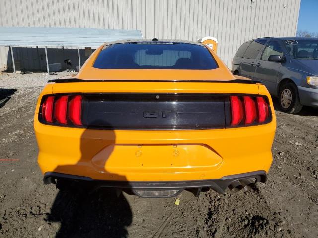 1FA6P8CF7J5111983 - 2018 FORD MUSTANG GT ORANGE photo 6