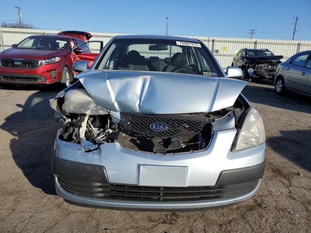 KNADE123986****** - 2008 KIA RIO BASE SILVER photo 5