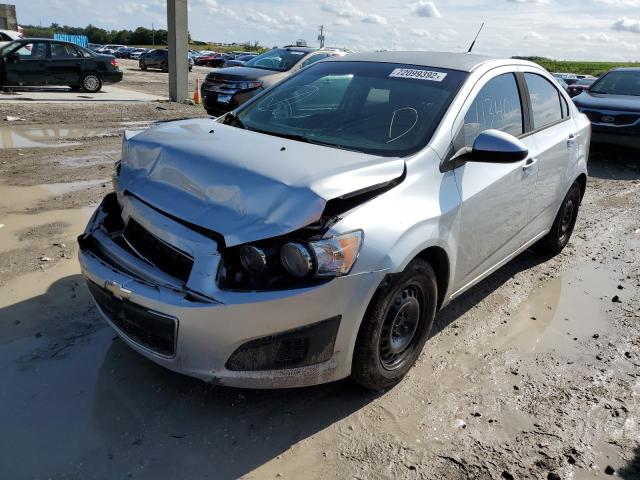 1G1JA5SH3D4237672 - 2013 CHEVROLET SONIC LS SILVER photo 1
