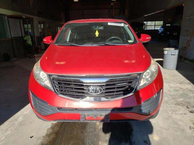 KNDPB3A22B7014227 - 2011 KIA SPORTAGE L RED photo 5