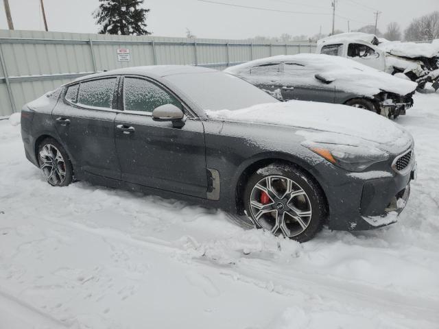 KNAE55LC9K6064738 - 2019 KIA STINGER GT GRAY photo 4