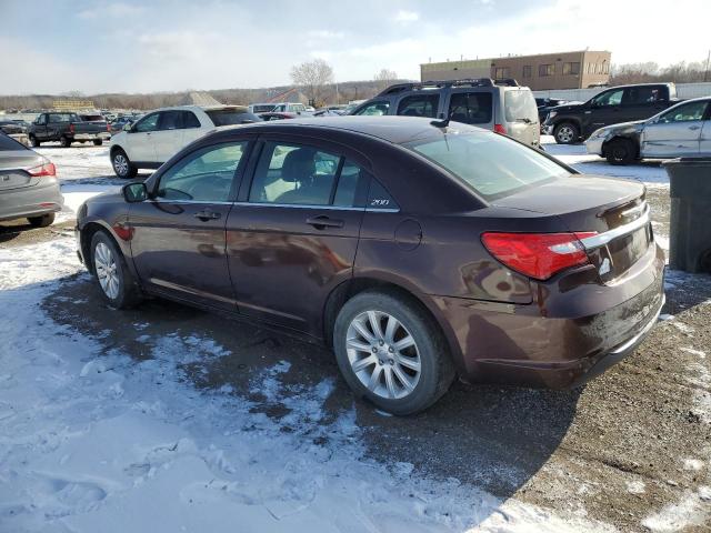 1C3CCBBB3DN503906 - 2013 CHRYSLER 200 TOURIN BROWN photo 2